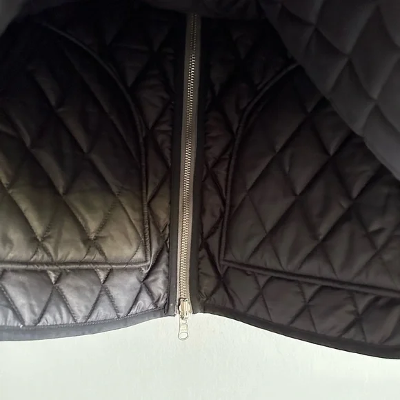 Madewell Blue/White Reversible Vest in Stripe Wool/Quilted Size Small EUC - Picture 8 of 15